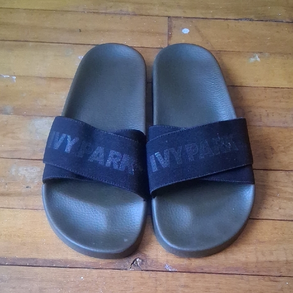Ivy Park Size 8.5 Slides - Picture 1 of 9